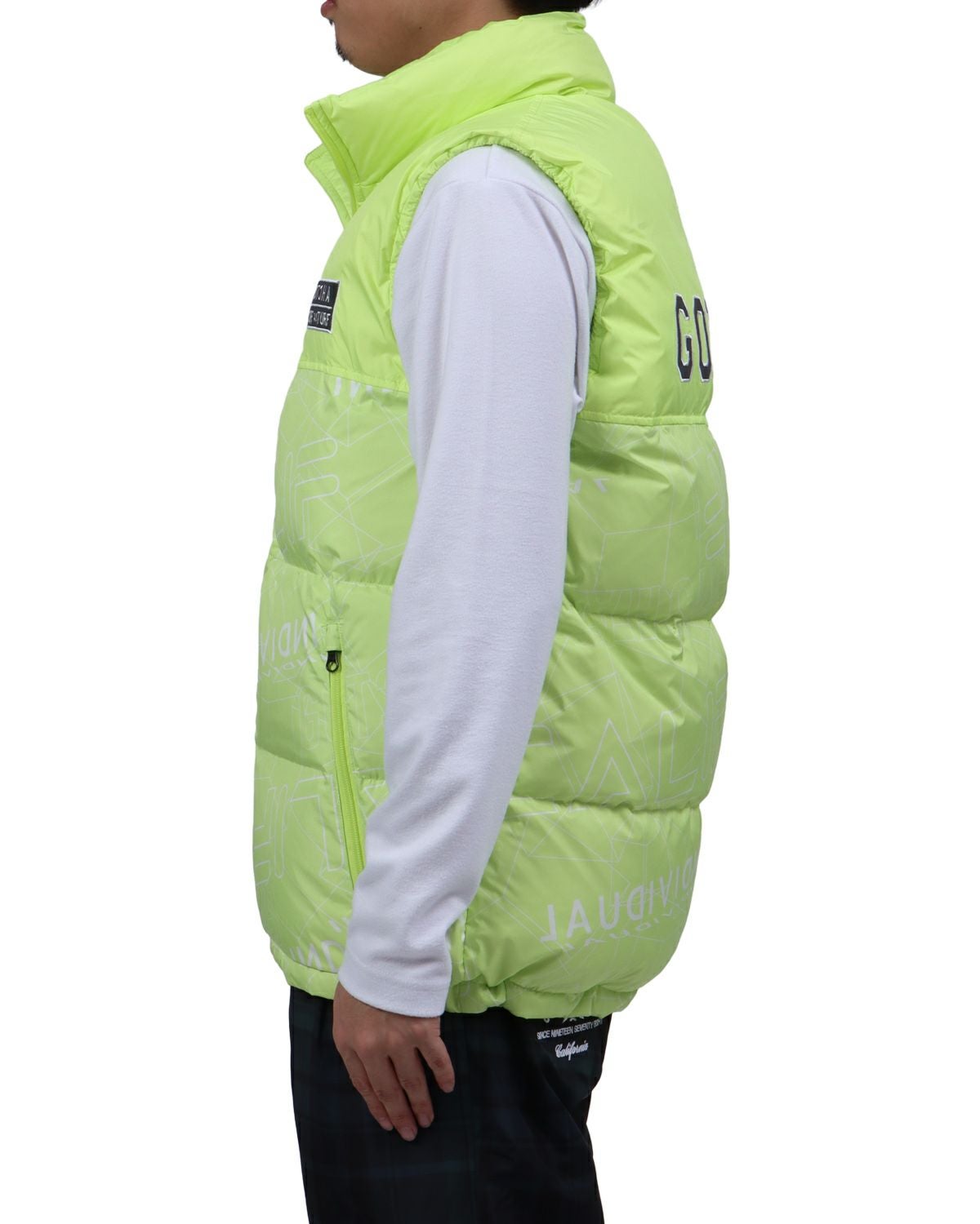 イエロー：173cm63kg(Lサイズ着用)