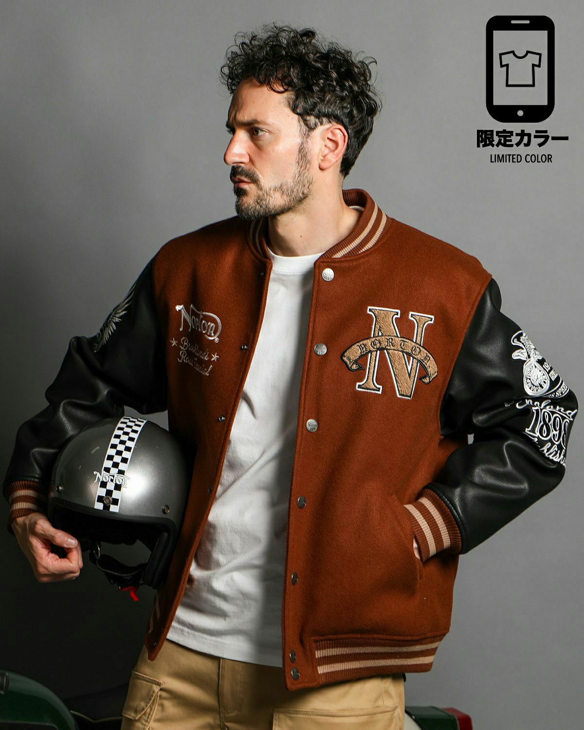 スタジャン Norton] モノトーン サガラ スタジャン | PEET ONLINE STORE