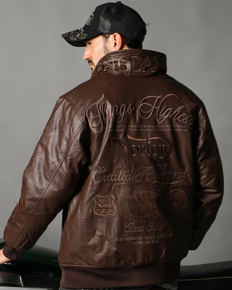 ダークブラウン:186cm(Lサイズ着用)