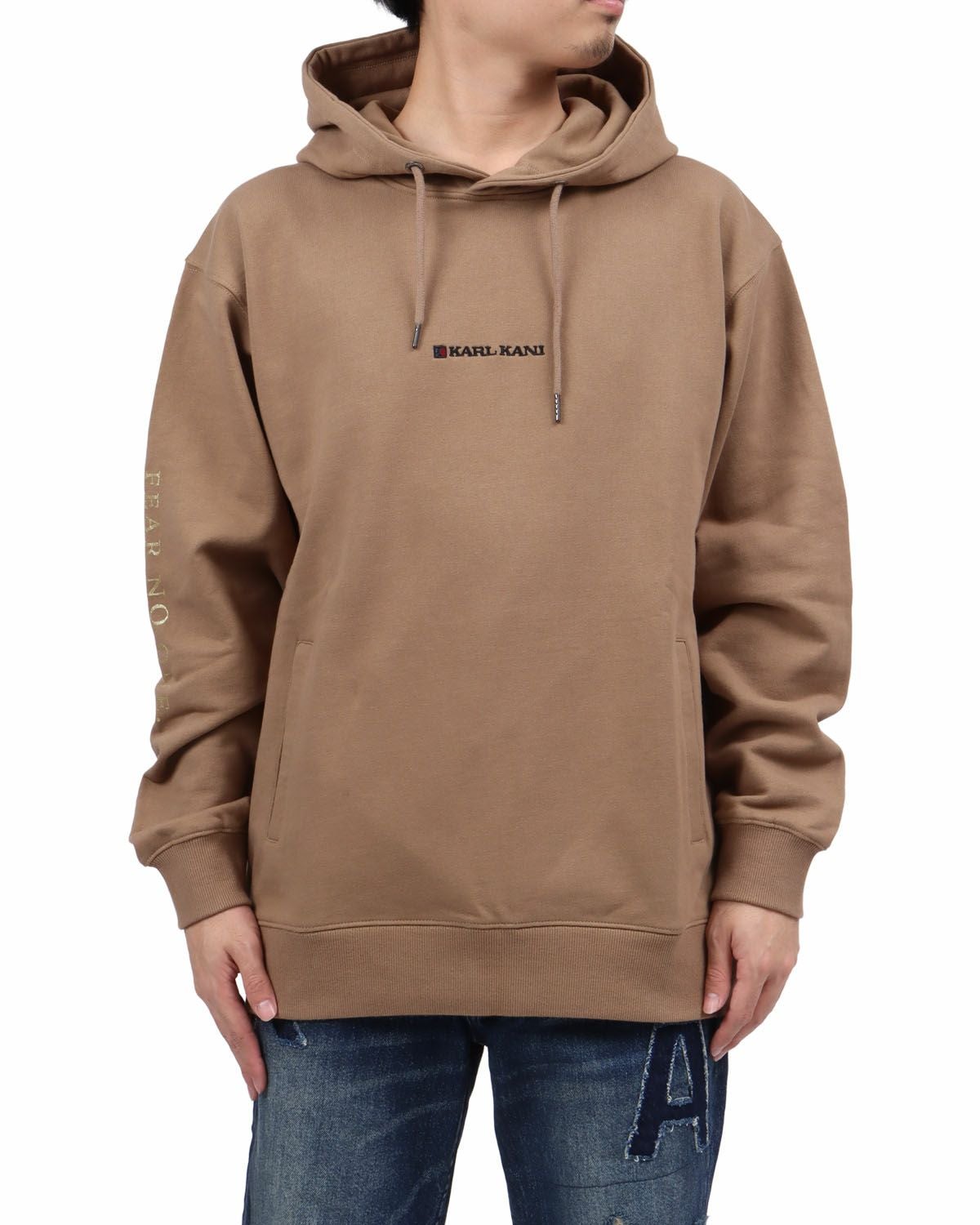 ベージュ：173cm63kg(Lサイズ着用)