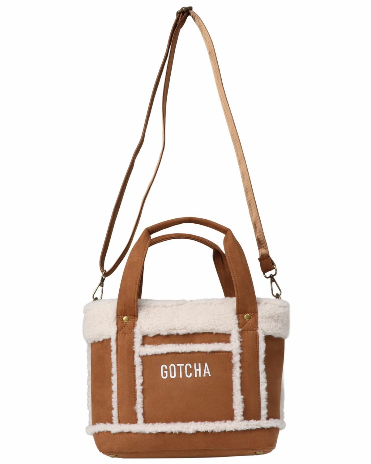 GOTCHA] 2WAY フェイクムートン ミニバッグ | PEET ONLINE STORE
