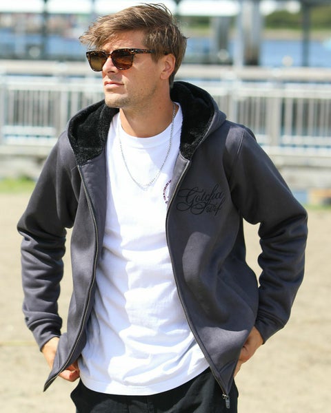 グレー：183cm/70kg(Lサイズ着用)