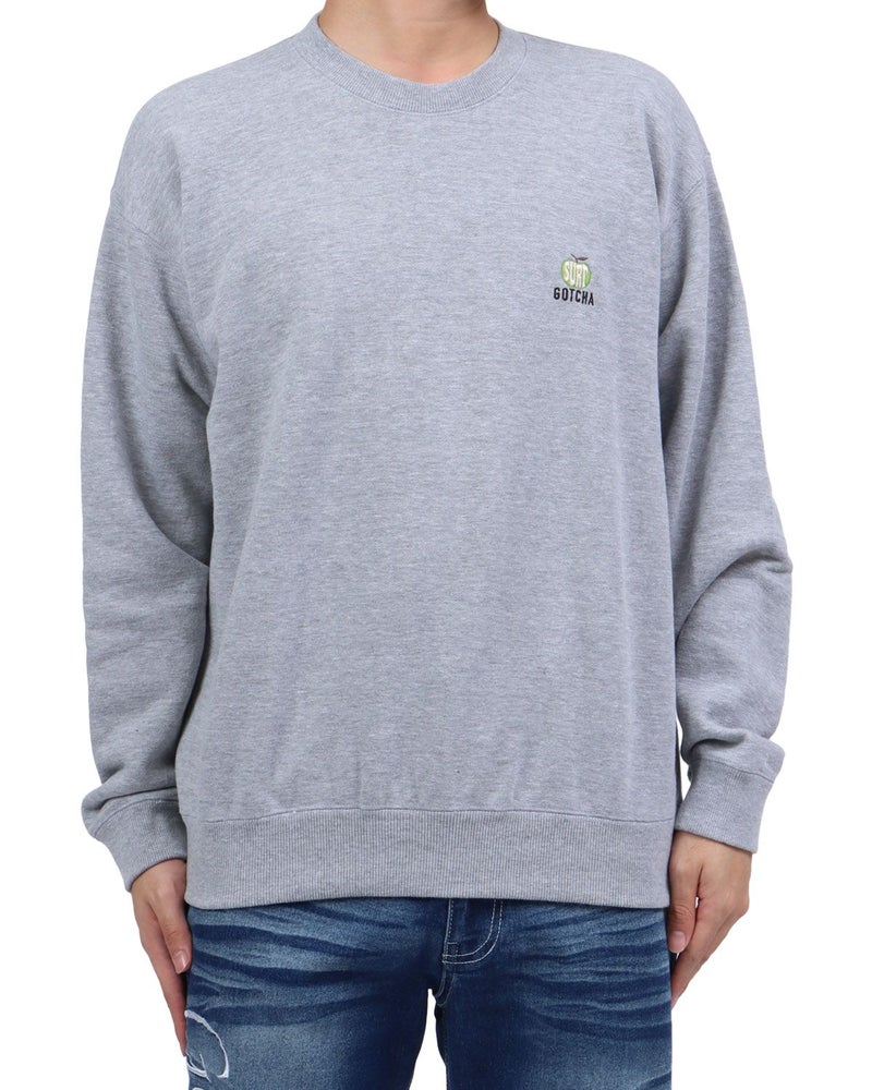 杢グレー：173cm63kg(Lサイズ着用)