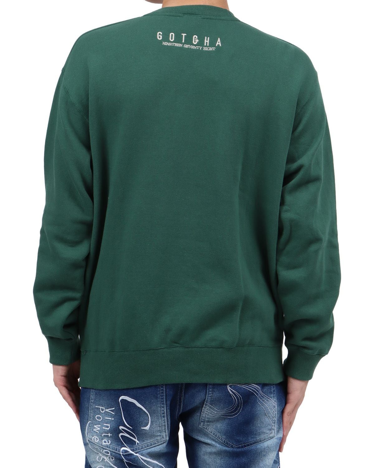 グリーン：173cm63kg(Lサイズ着用)