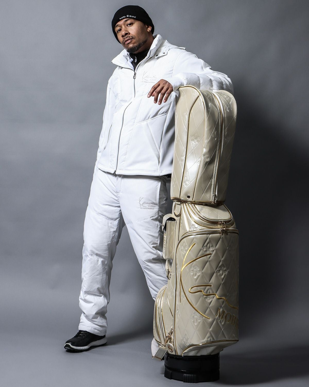 ホワイト：183cm(Lサイズ着用)