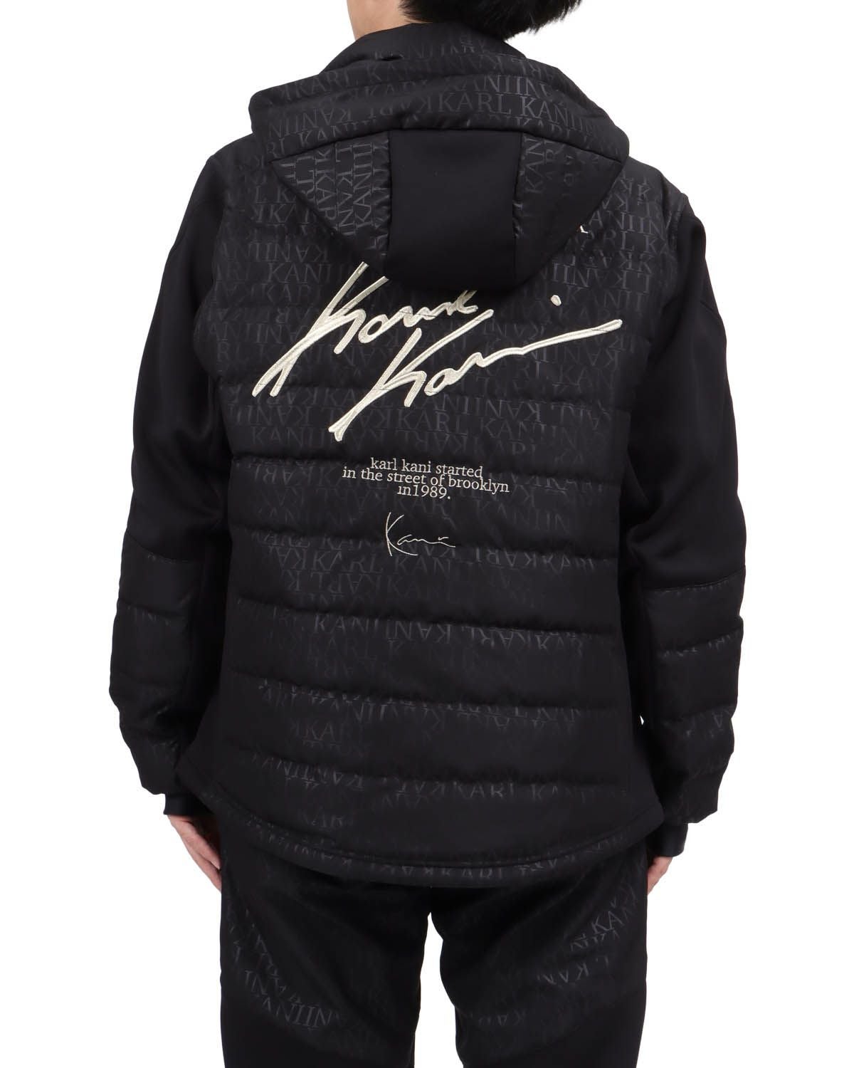 Karl Kani｛カールカナイ｝ストレッチジャケット 英文字刺繍ゴルフ XXL Karl Kani GOLF] ダウン 切替 ストレッチ ジャケット | PEET ONLINE STORE