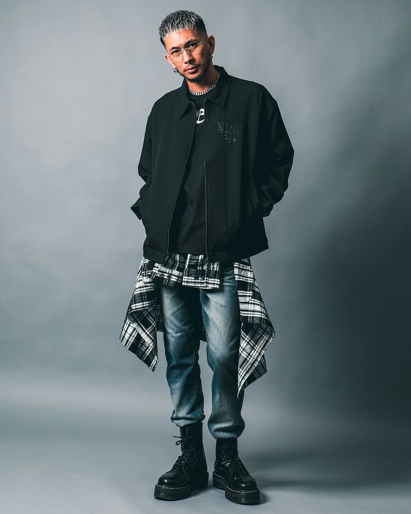 ブラック:183cm(Lサイズ着用)