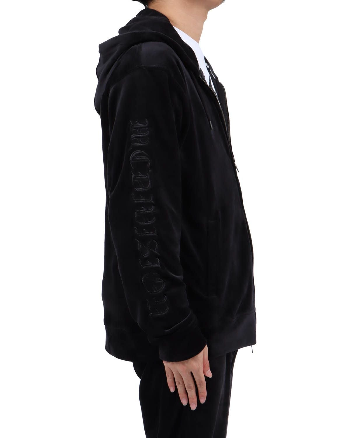 MCD] ネックウォーマー 付き ベロア ジップパーカー | PEET ONLINE STORE