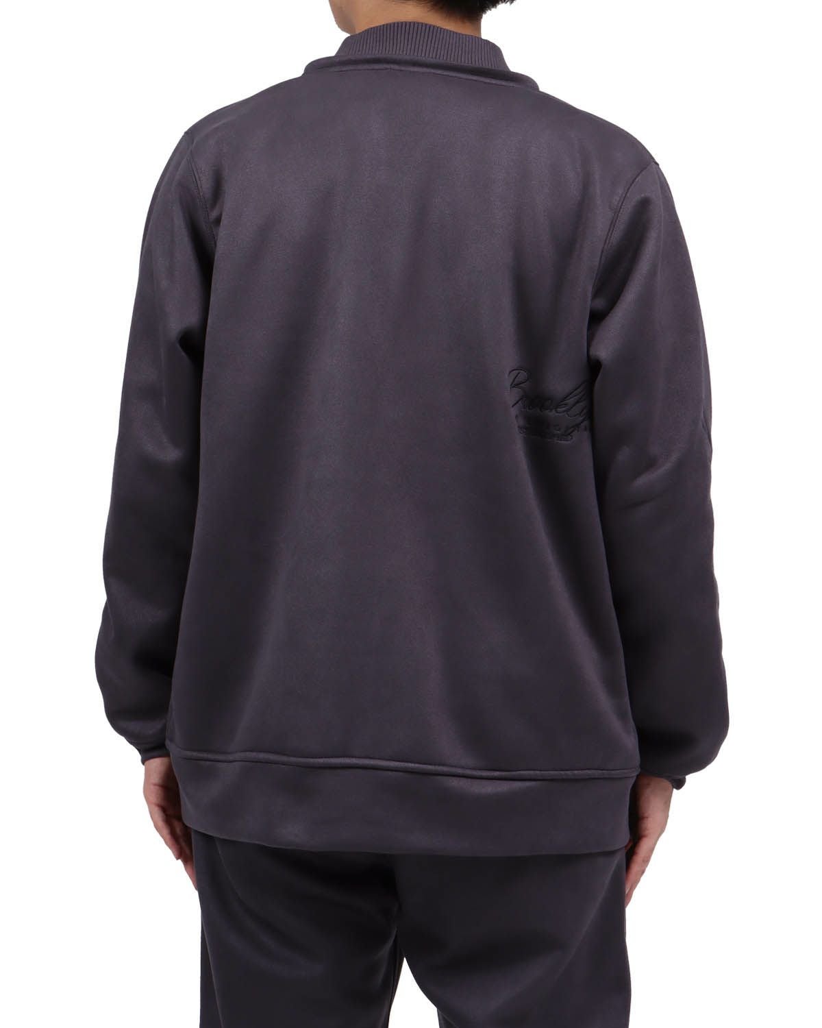 Karl Kani] 撥水 裏ボア ストレッチ スウェード フード脱着 ジップ