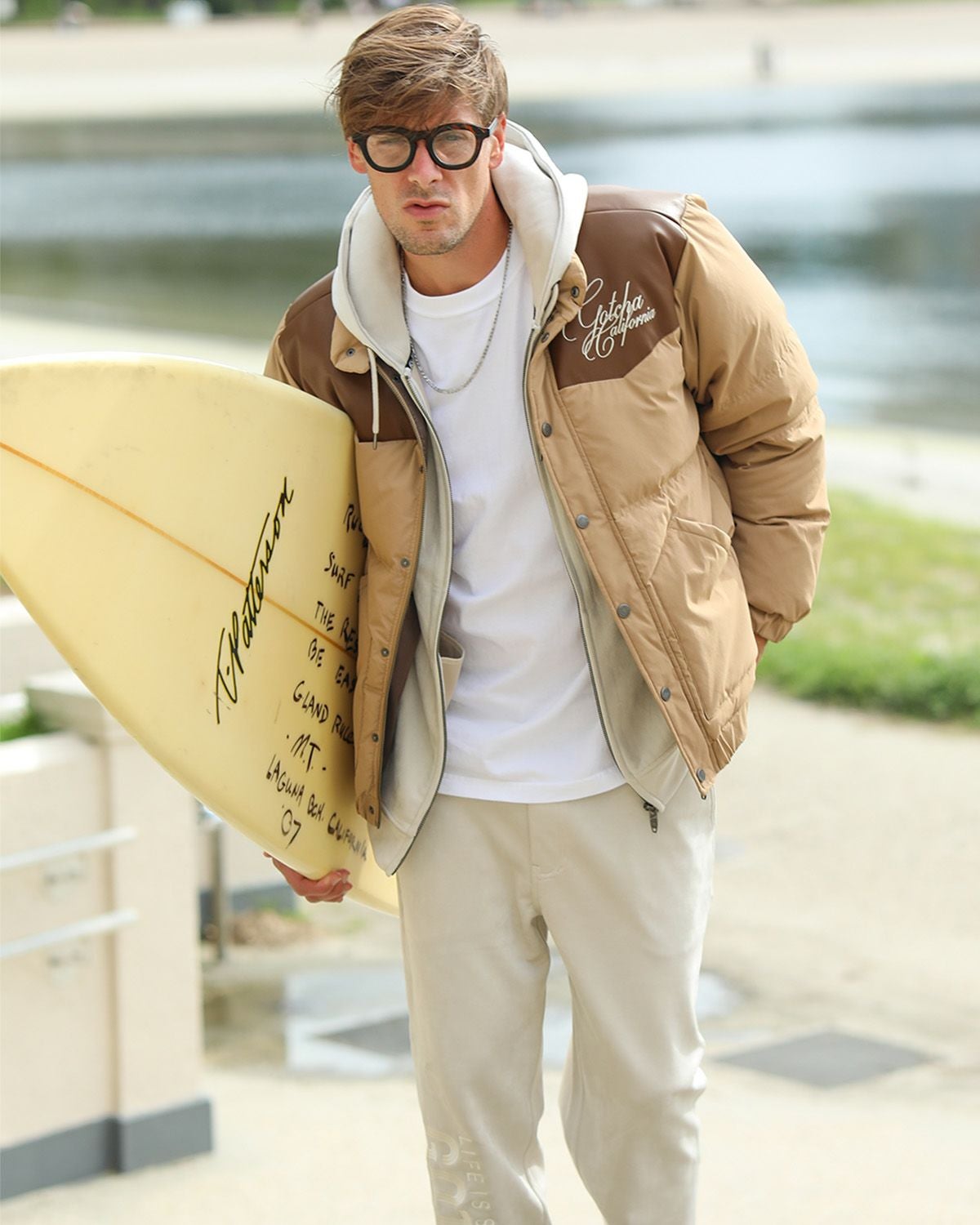 キャメル：183cm/70kg(Lサイズ着用)