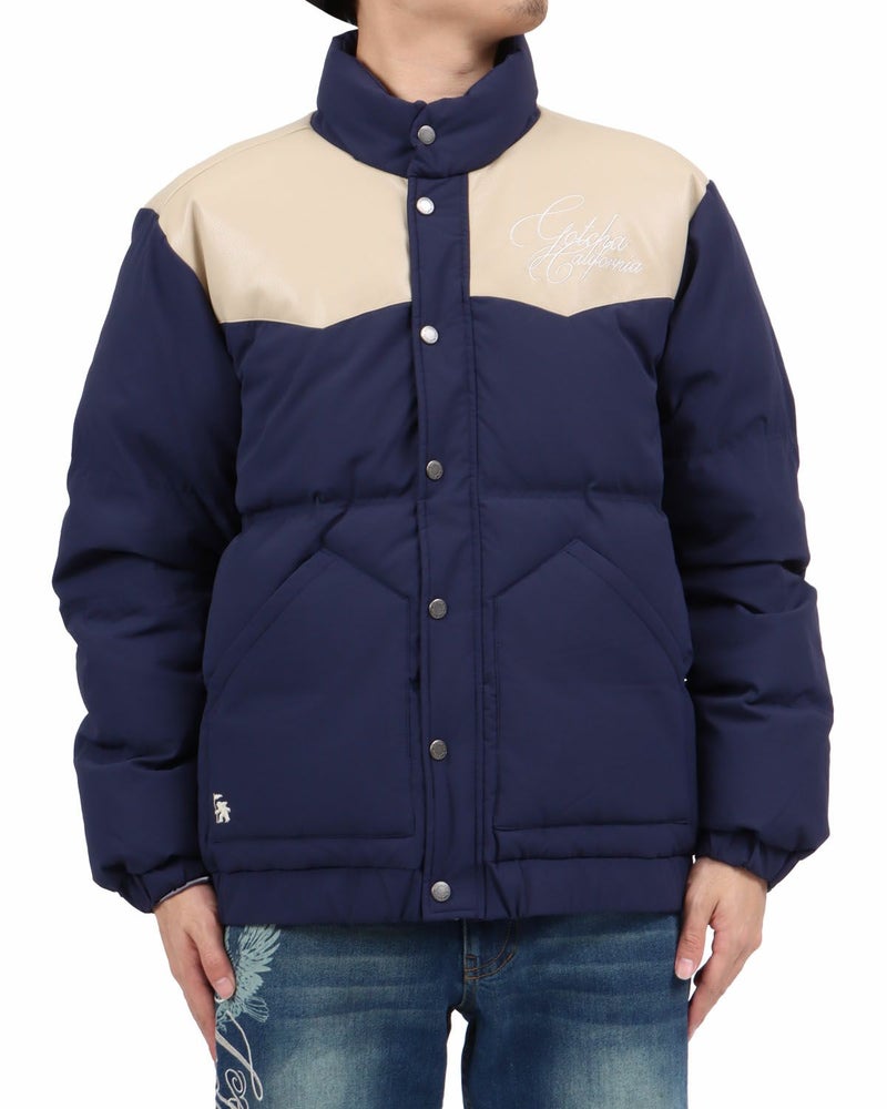 ネイビー：173cm63kg(Lサイズ着用)