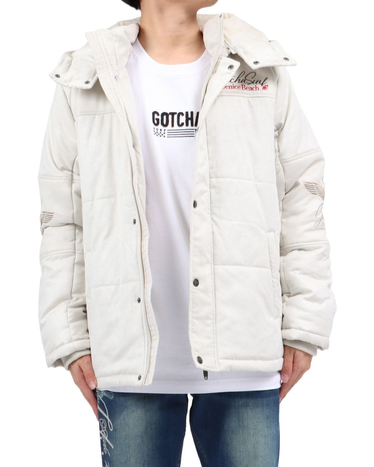 GOTCHA] 撥水 エンボス ポリスウェード 中綿 ジャケット | PEET ONLINE