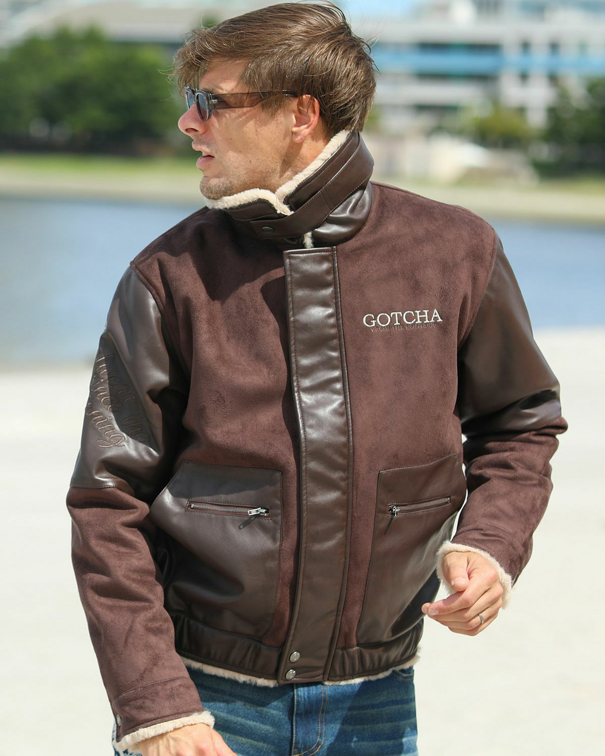洋楽 Gab Gotcha / Timeless GOTCHA] フェイクムートン ジャケット | PEET ONLINE STORE