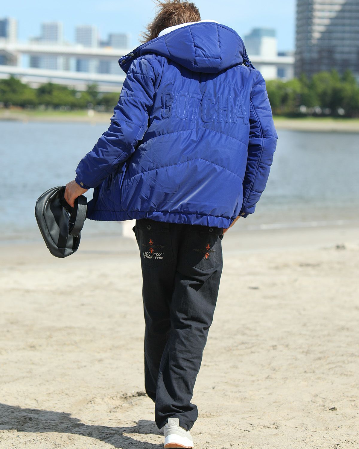 GOTCHA] 防風 ラスターカラー フェイク ダウンジャケット | PEET