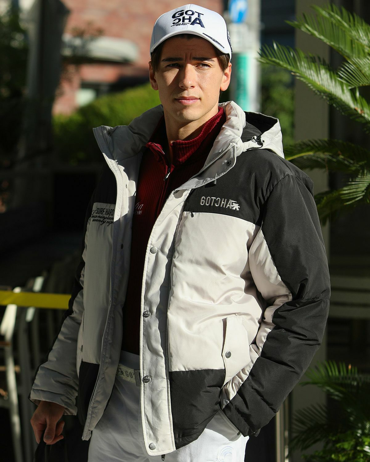GOTCHA GOLF] 撥水 カラー 切替 ダウンジャケット | PEET ONLINE STORE