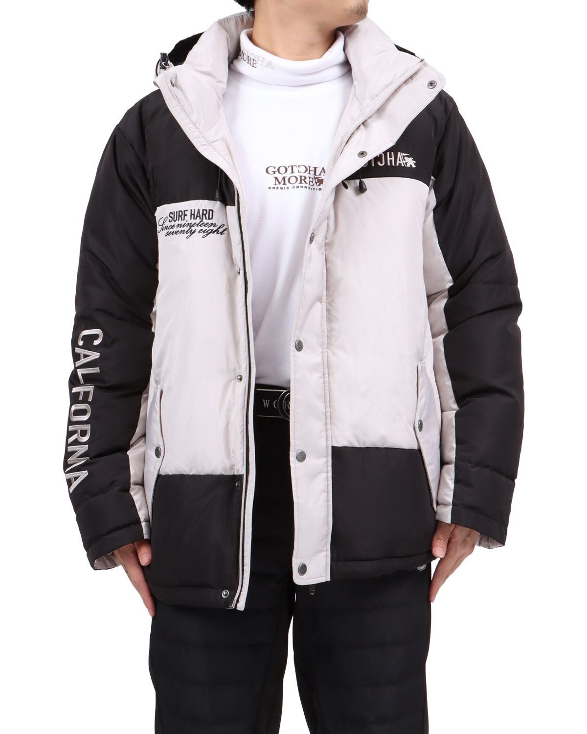   GOLF ダウンジャケット　L size GOTCHA GOLF] 撥水 カラー 切替 ダウンジャケット | PEET ONLINE STORE