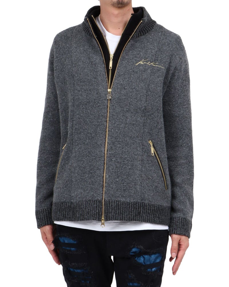 チャコール：174cm62kg(Lサイズ着用)