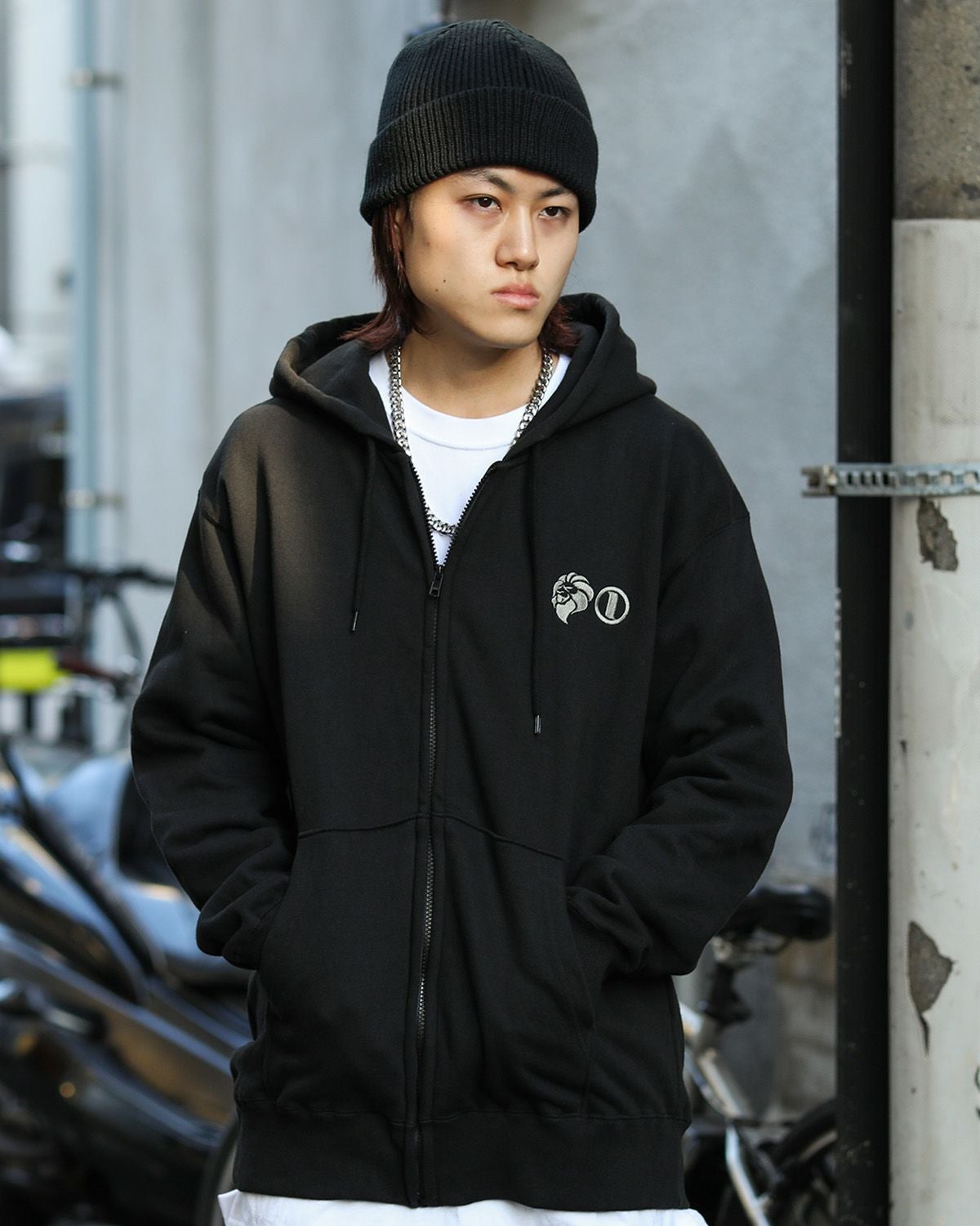 NESTA BRAND] JAPAN加工 ダブルアイコン ジップパーカー | PEET ONLINE
