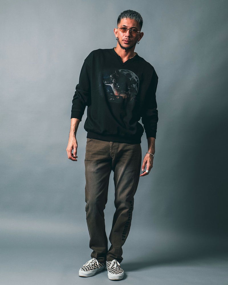 ブラック:183cm(Lサイズ着用)