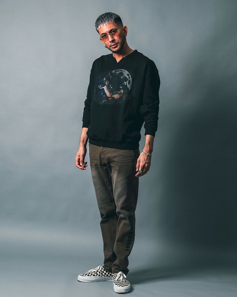 ブラック:183cm(Lサイズ着用)