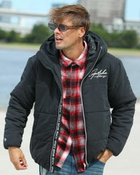 ブラック：183cm/70kg(Lサイズ着用)