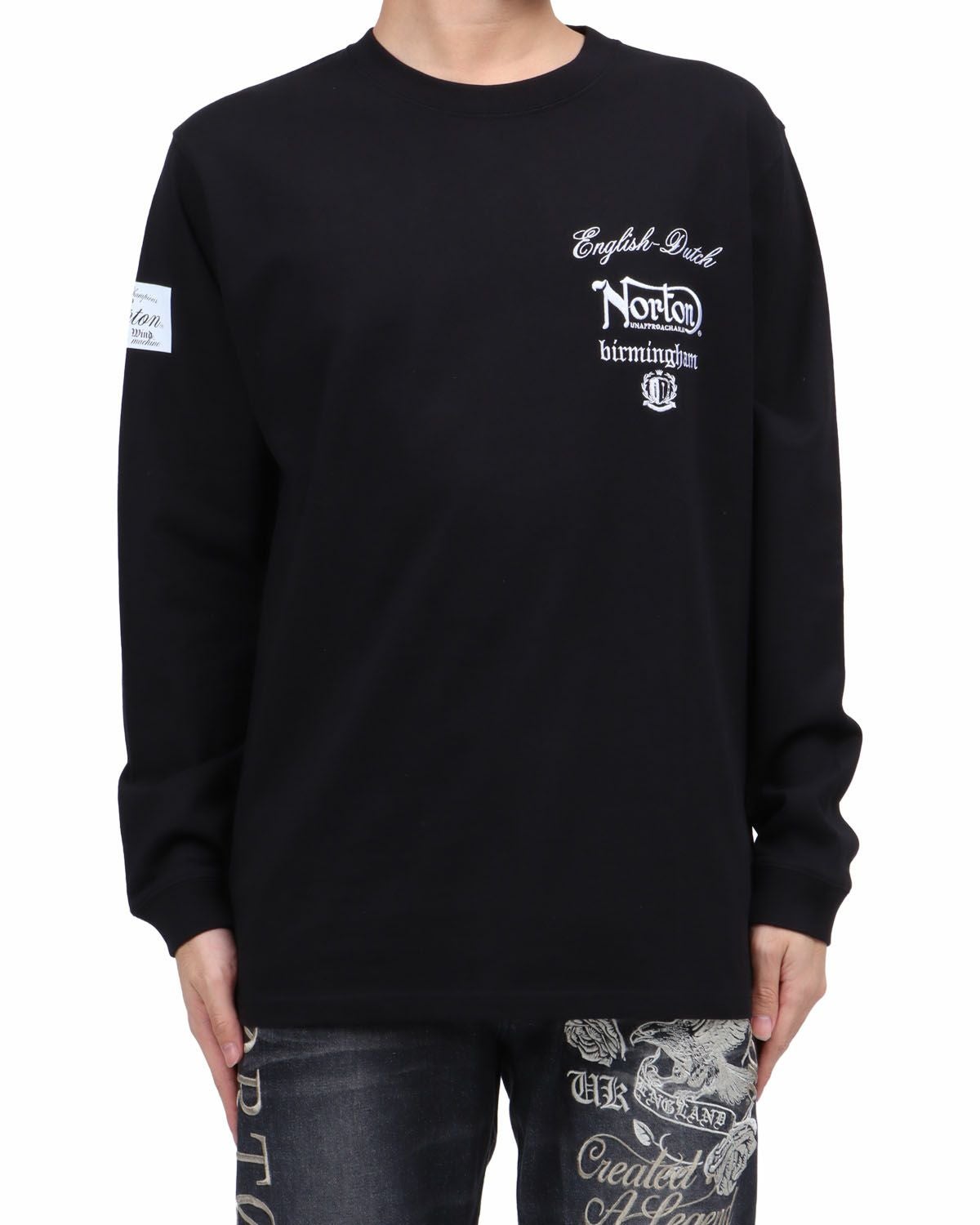 Norton] エンブレム クルーネック ロンT | PEET ONLINE STORE