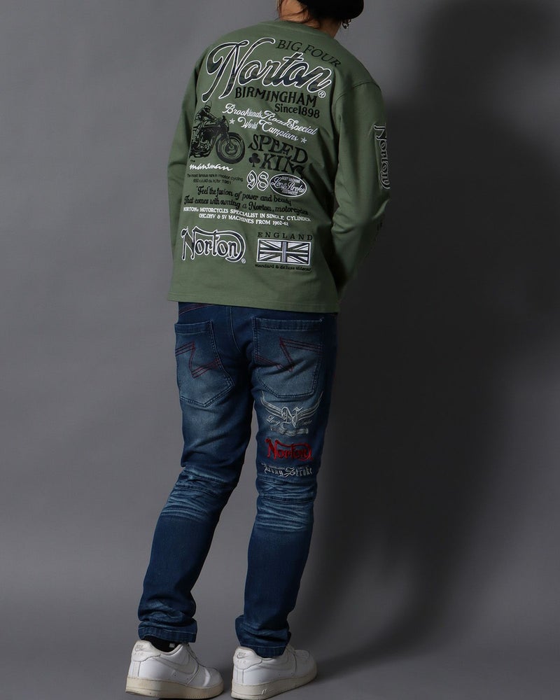 グリーングレー：178cm/75kg(Lサイズ着用)