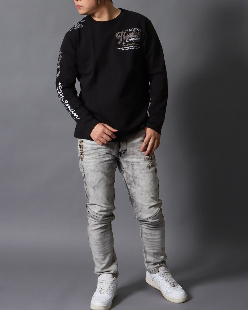 ブラック：178cm/75kg(Lサイズ着用)