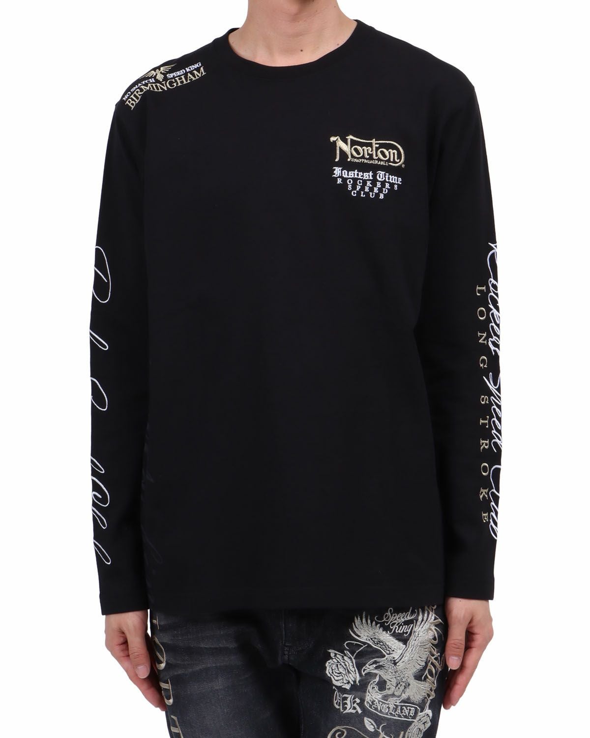 ブラック：174cm62kg(Lサイズ着用)