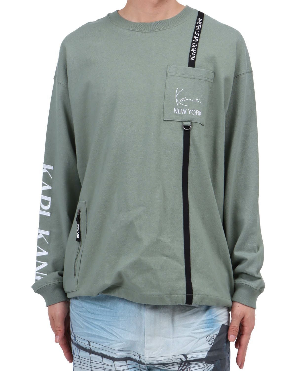 カーキ：174cm62kg(Lサイズ着用)