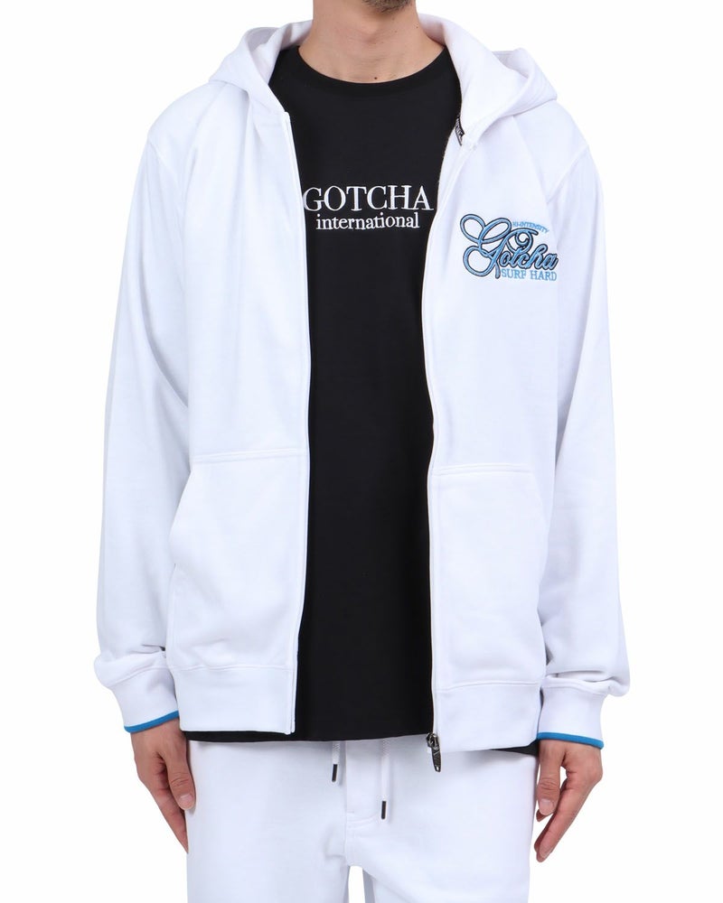 ホワイト：174cm62kg(Lサイズ着用)