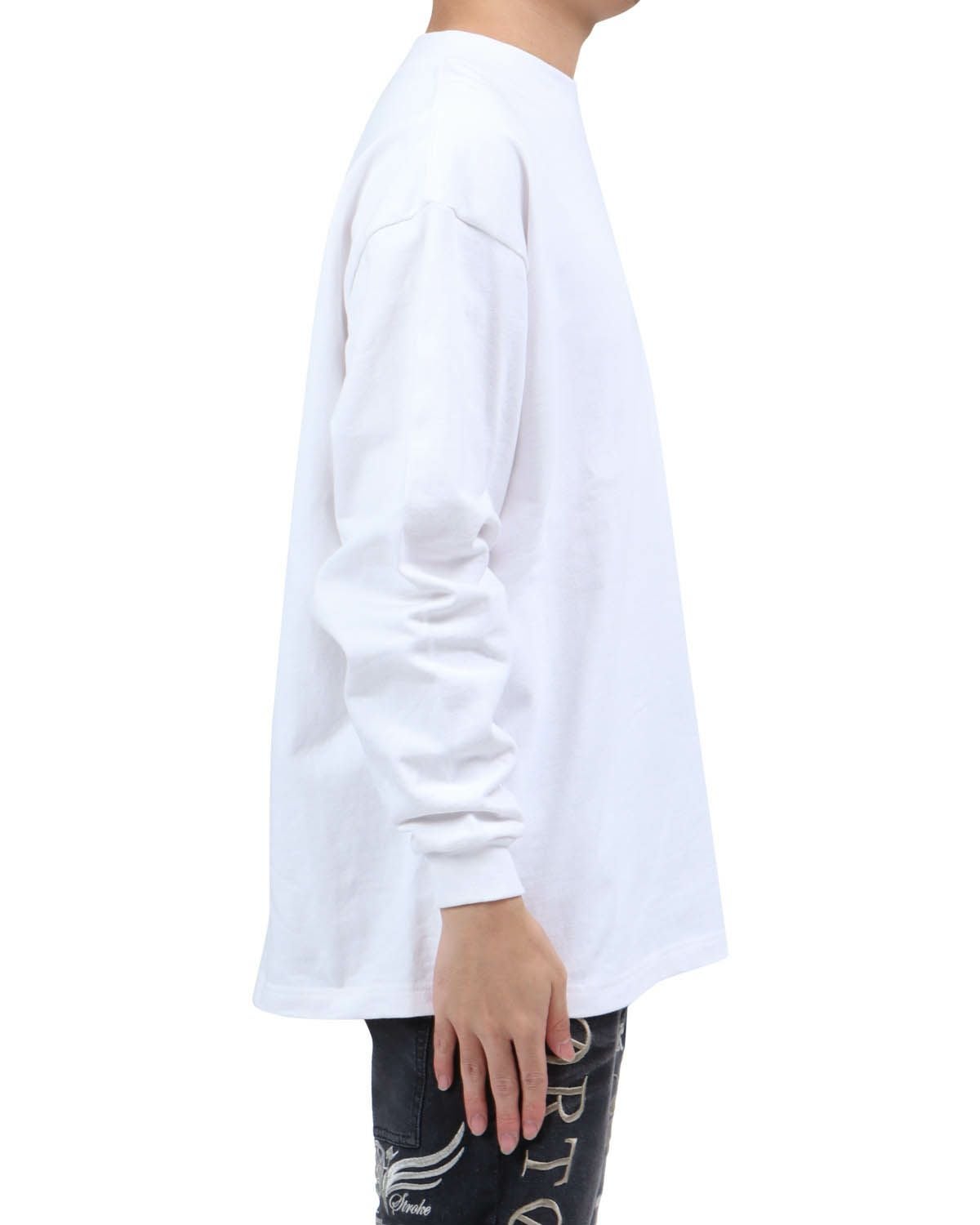 ホワイト：173cm63kg(Lサイズ着用)