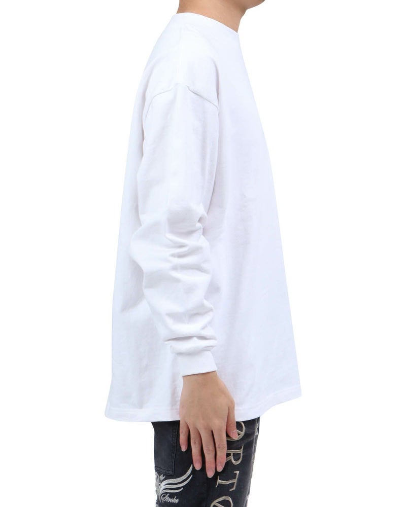 ホワイト：173cm63kg(Lサイズ着用)