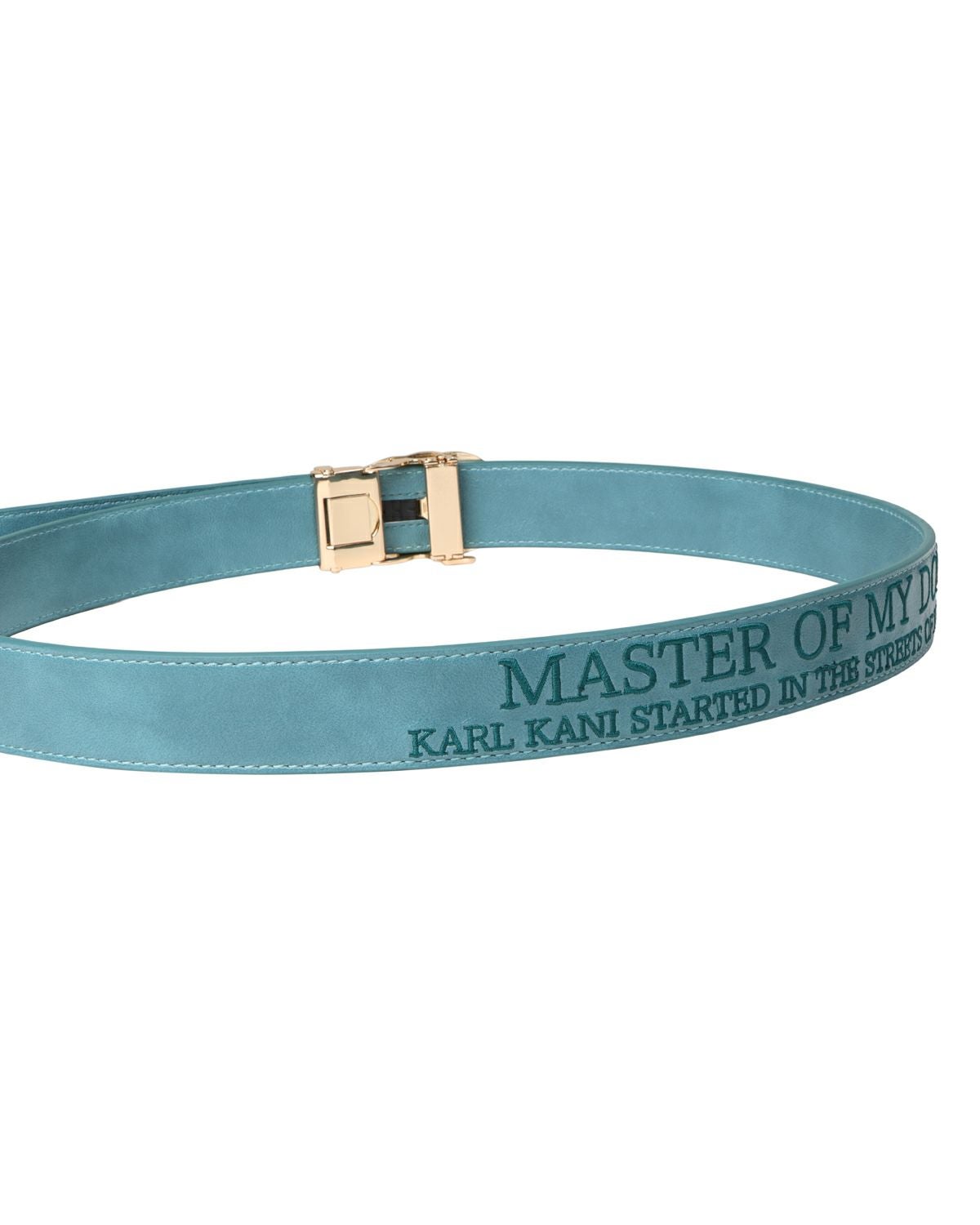 Karl Kani GOLF] ゴールドバックル PU ホールレス ベルト | PEET
