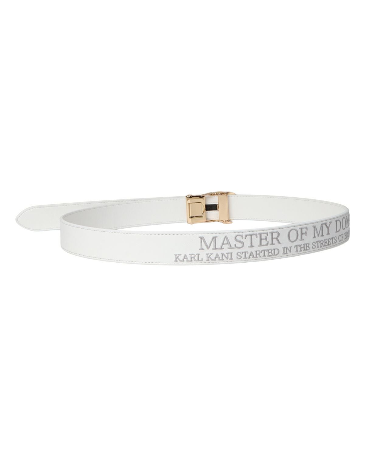 Karl Kani GOLF] ゴールドバックル PU ホールレス ベルト | PEET