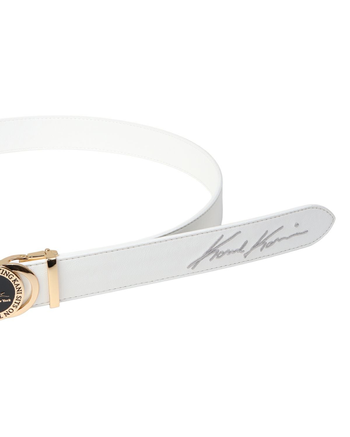 Karl Kani GOLF] ゴールドバックル PU ホールレス ベルト | PEET