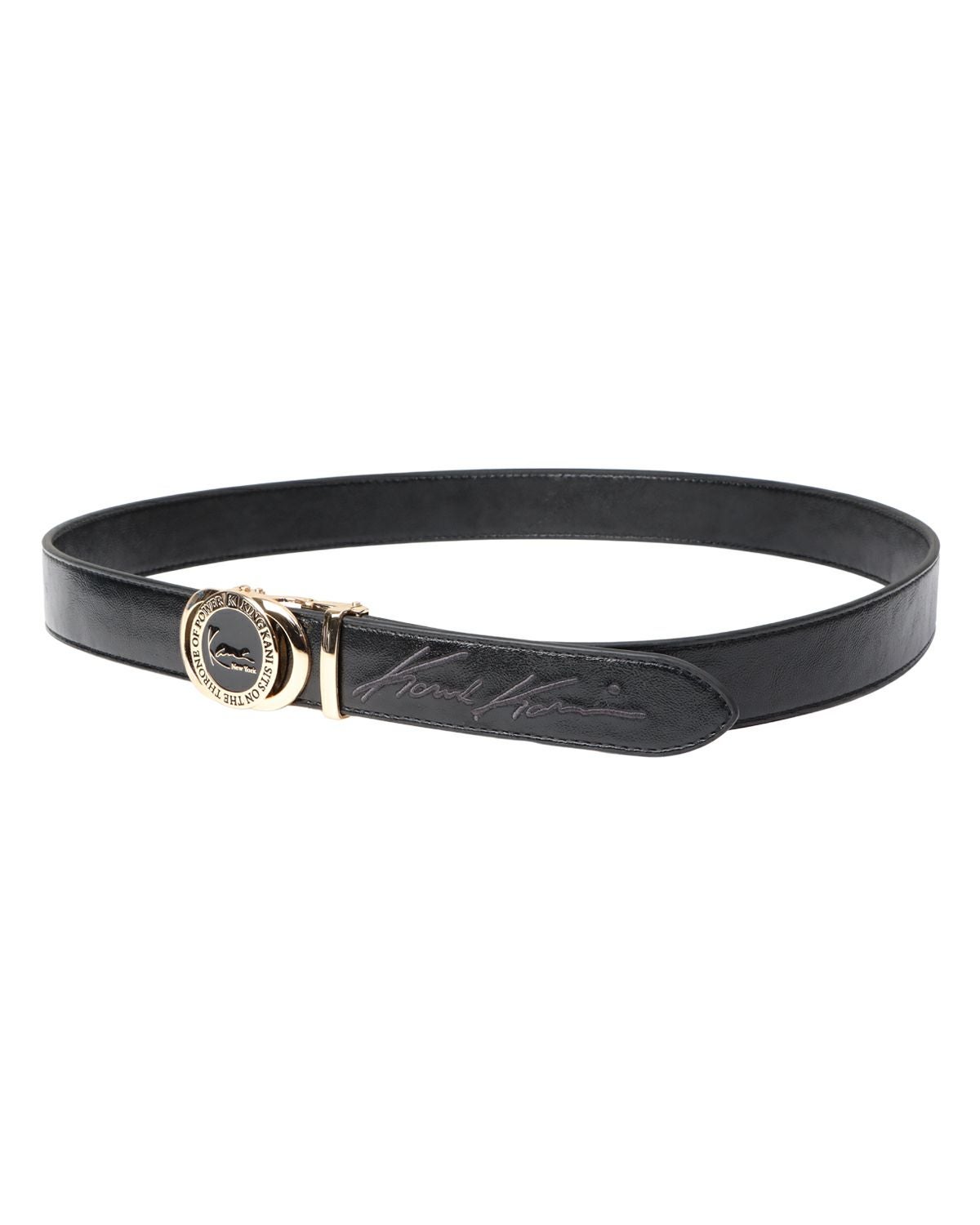 Karl Kani GOLF] ゴールドバックル PU ホールレス ベルト | PEET
