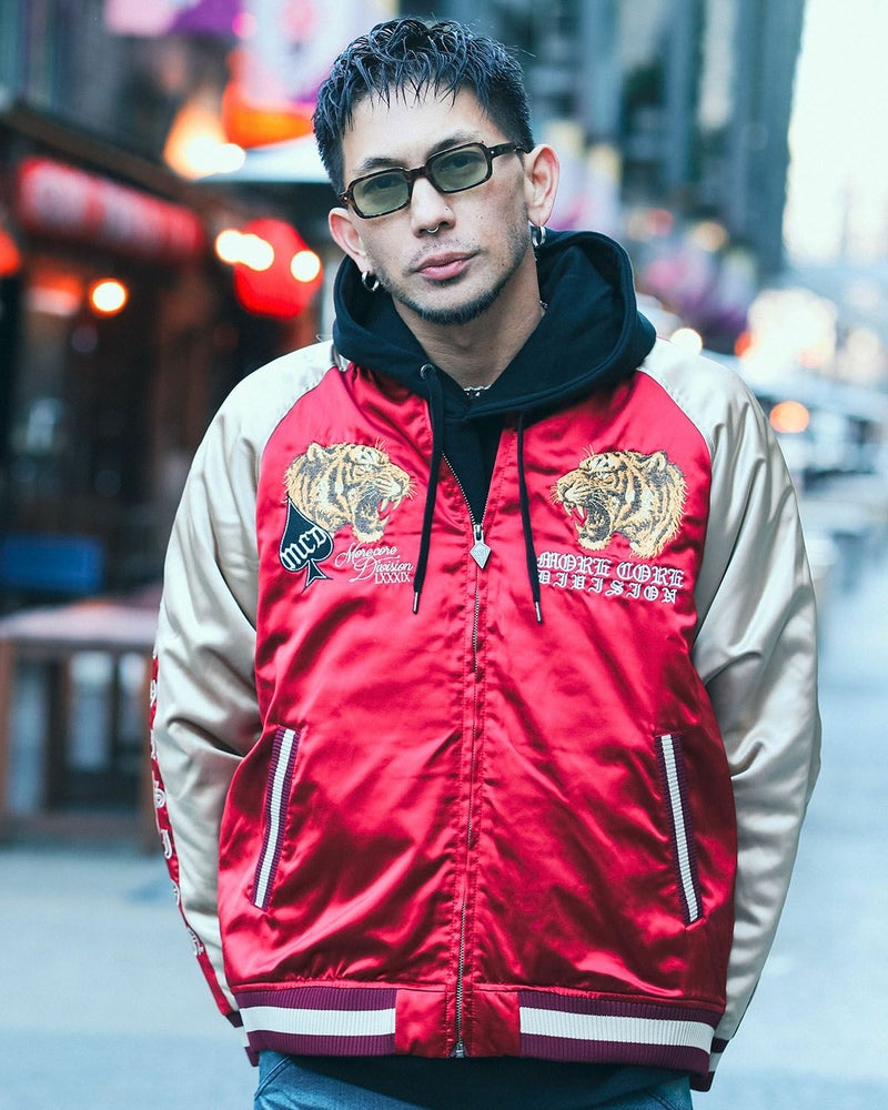 ワイン:183cm(XLサイズ着用)