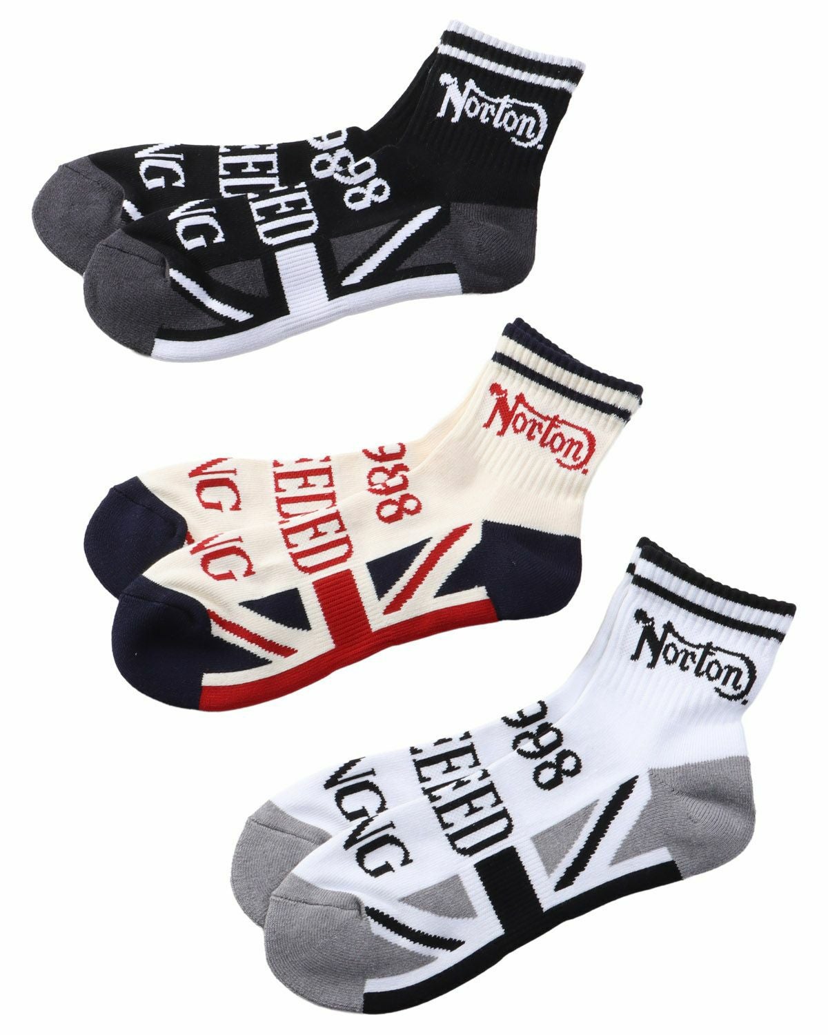 Norton] ミドル丈 ユニオンジャック ソックス | PEET ONLINE STORE