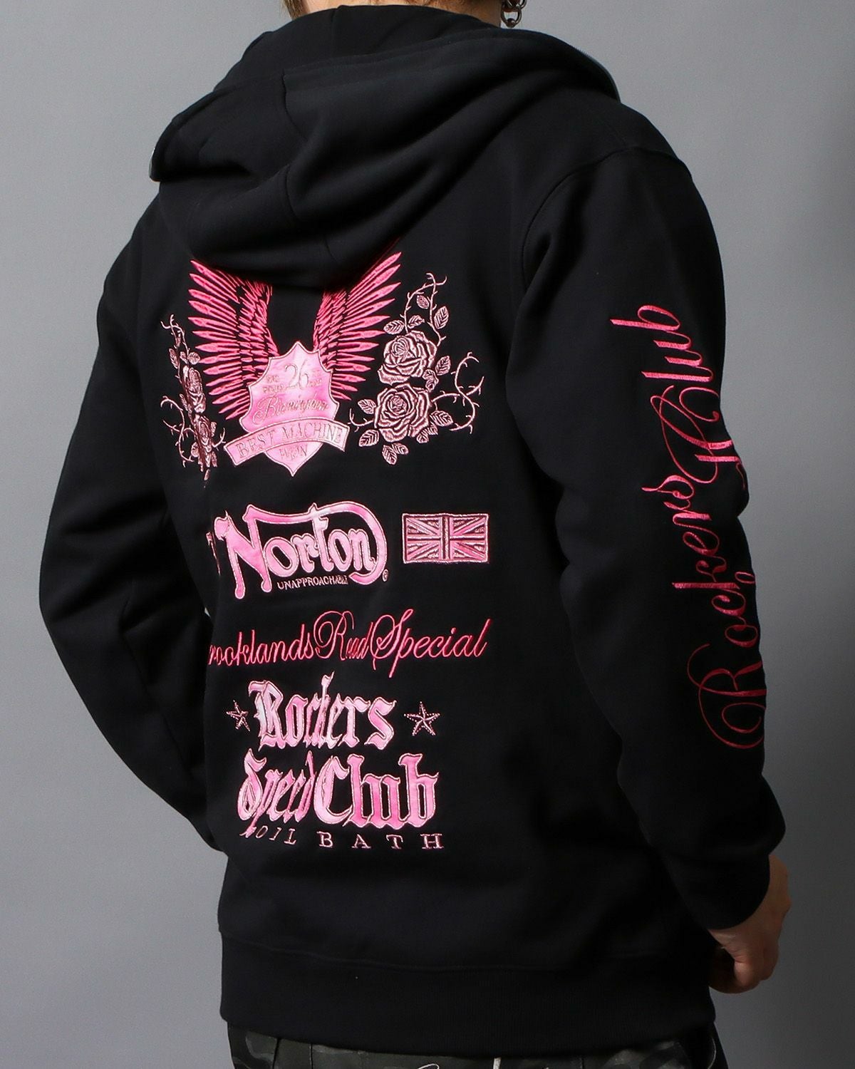 PERROTINパーカー Norton] MAX ピンクメタル ZIPパーカー | PEET ONLINE STORE