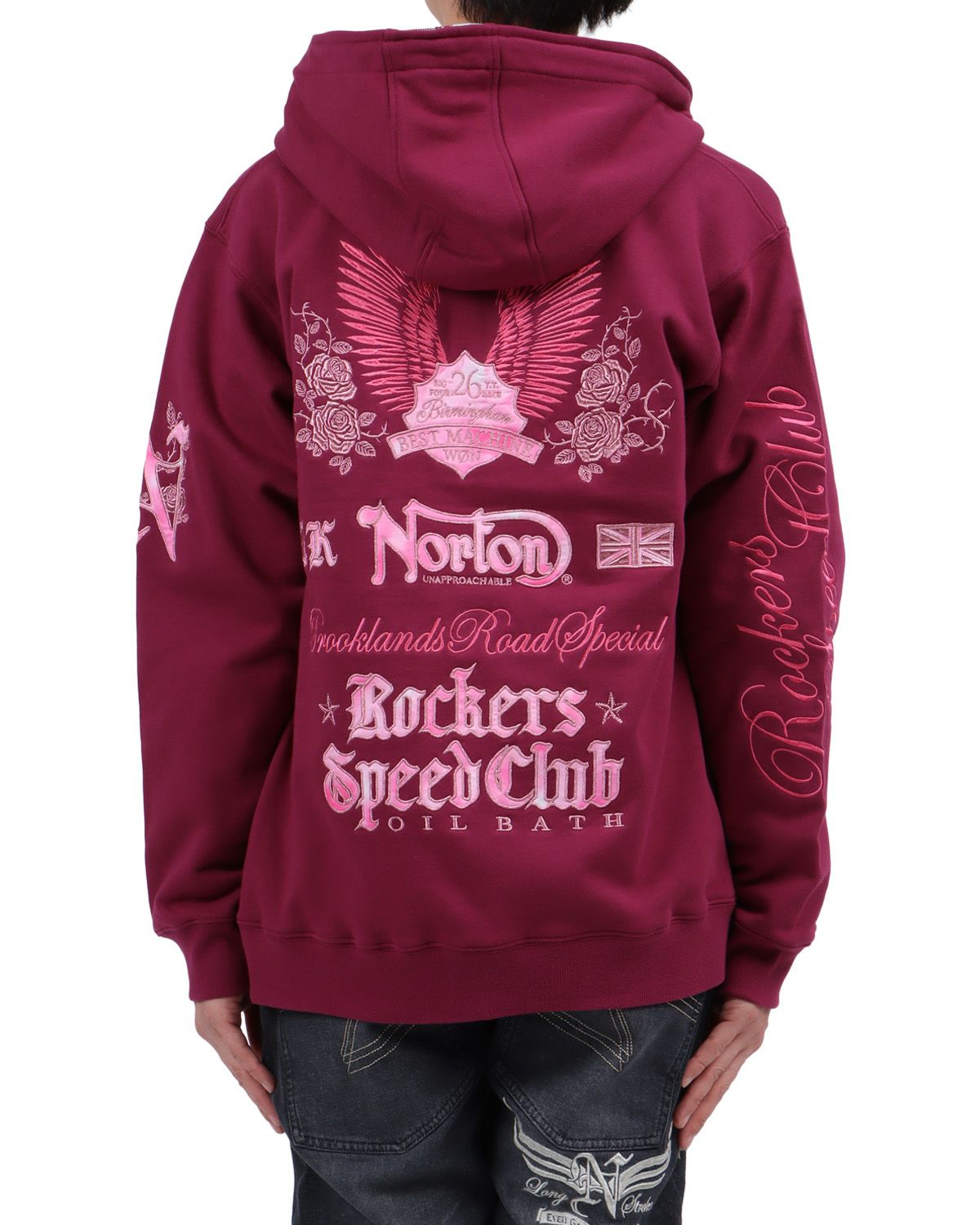 Norton] MAX ピンクメタル ZIPパーカー | PEET ONLINE STORE