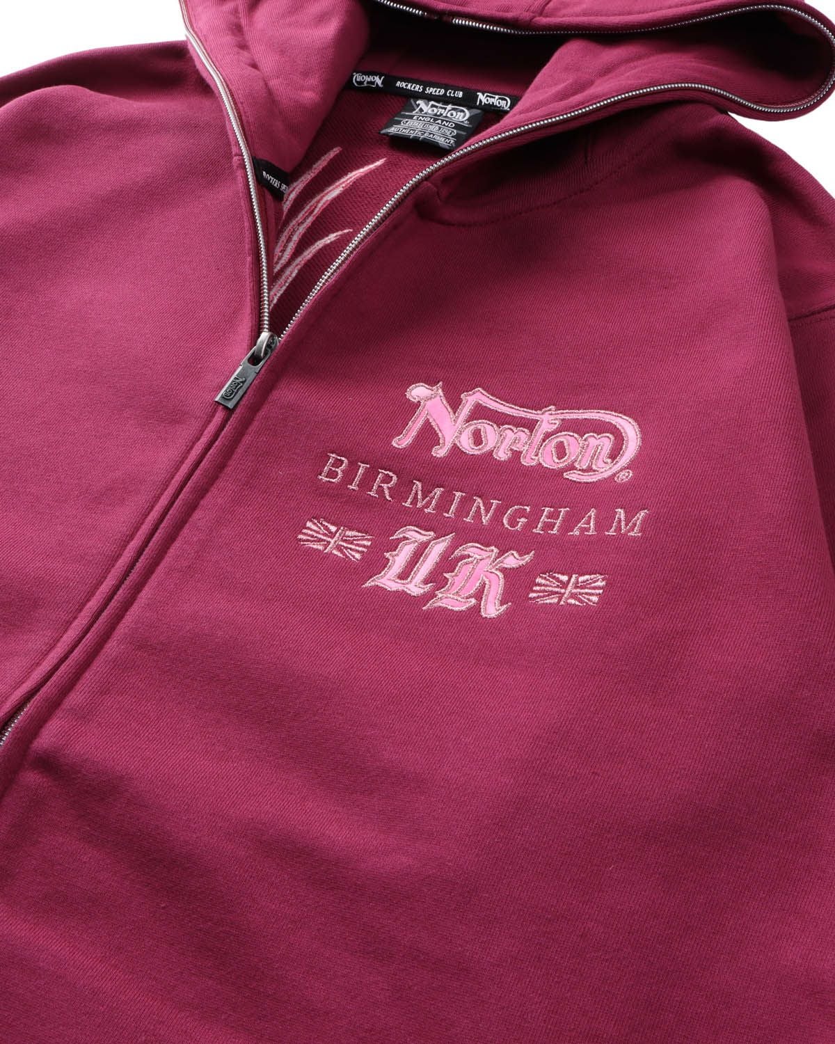 Norton] MAX ピンクメタル ZIPパーカー | PEET ONLINE STORE