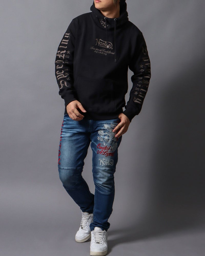 ブラック：178cm/75kg(Lサイズ着用)