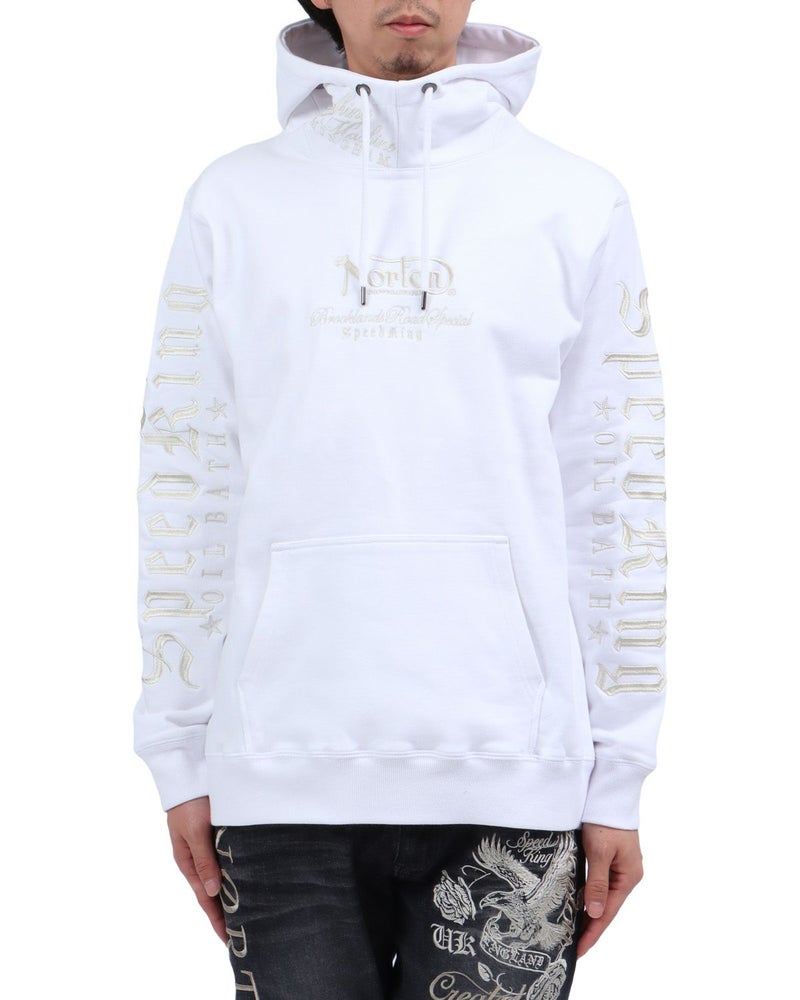 ホワイト：174cm62kg(Lサイズ着用)