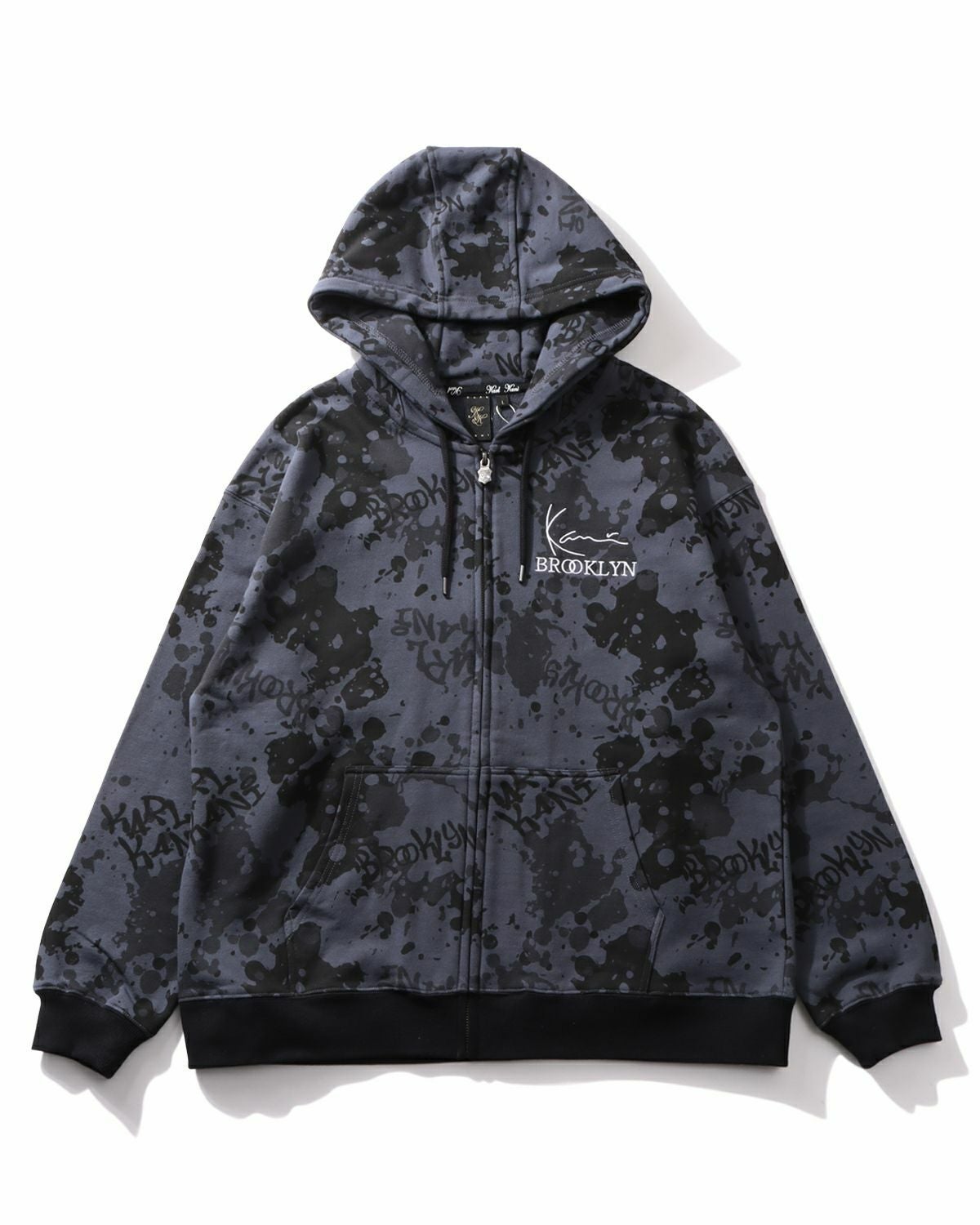 Karl Kani] スプレーアート 総柄 ジップパーカー | PEET ONLINE STORE