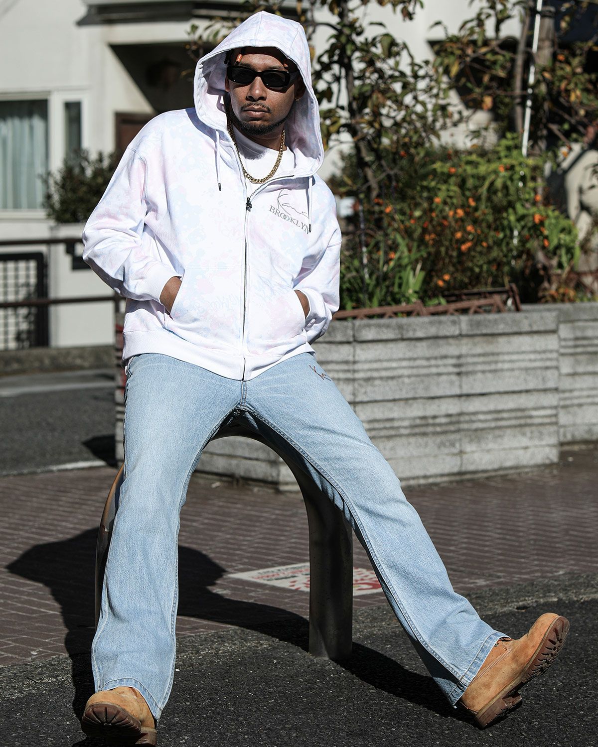 Karl Kani] スプレーアート 総柄 ジップパーカー | PEET ONLINE STORE