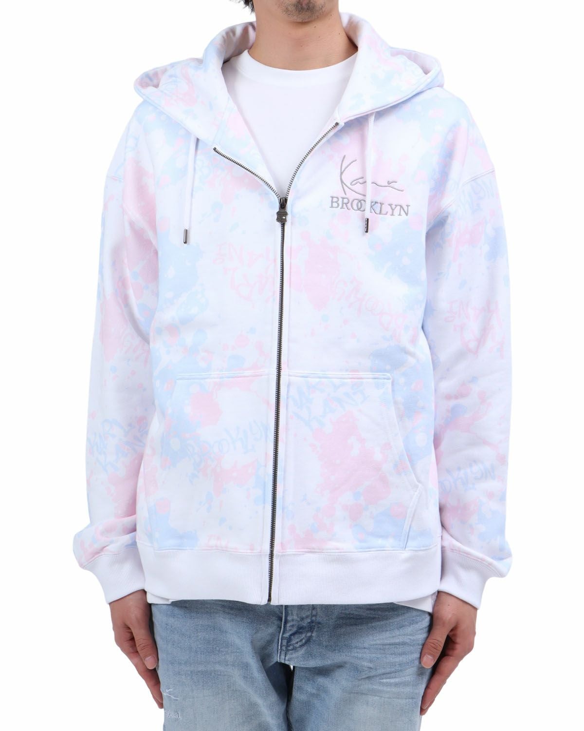 Karl Kani] スプレーアート 総柄 ジップパーカー | PEET ONLINE STORE
