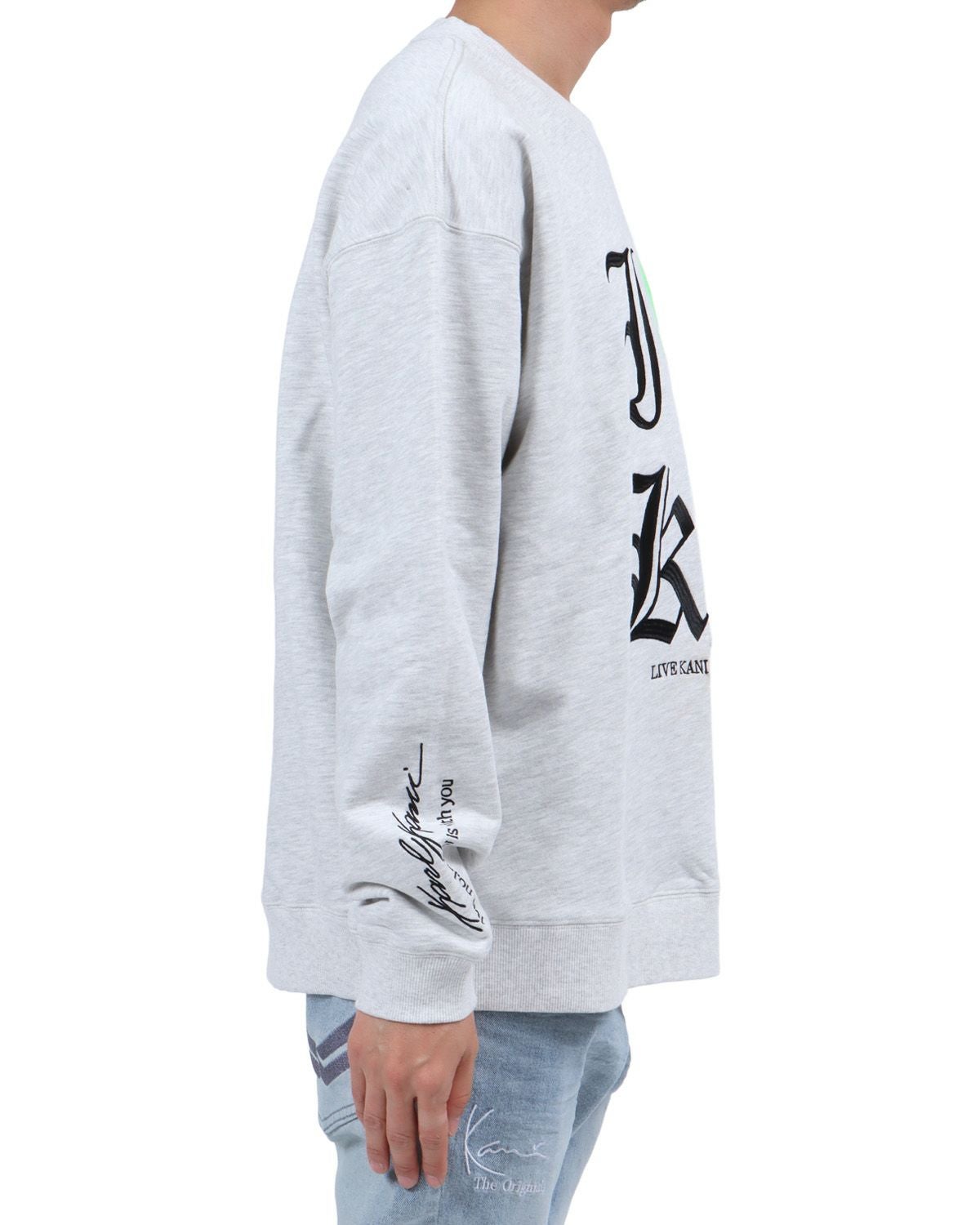 Karl Kani Jeans スウェット トレーナー グレー Karl Kani] I♥Kani トレーナー | PEET ONLINE STORE