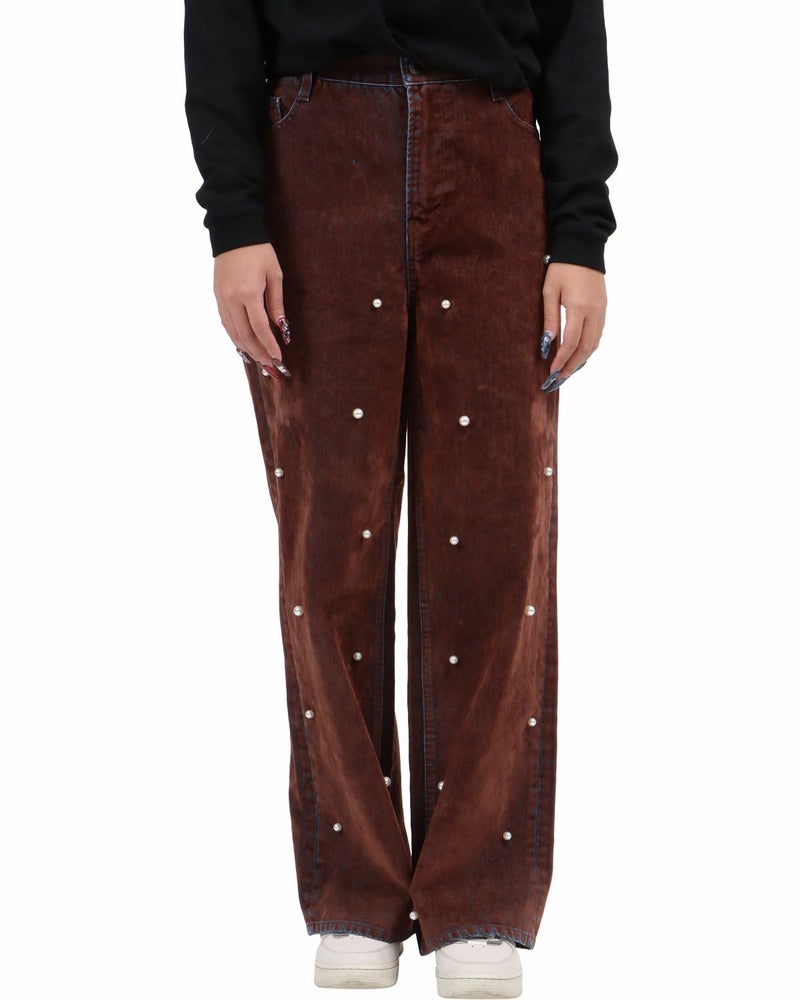 ブラウン：167cm(Lサイズ着用)