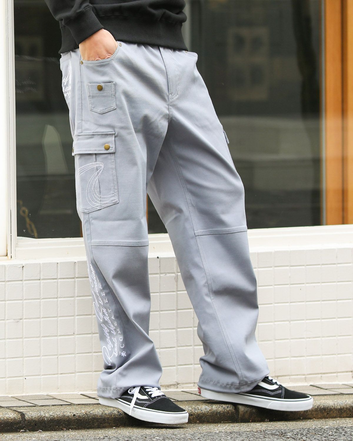 GOTCHA] ストレッチ MAX ツイル カーゴワイドパンツ | PEET ONLINE STORE